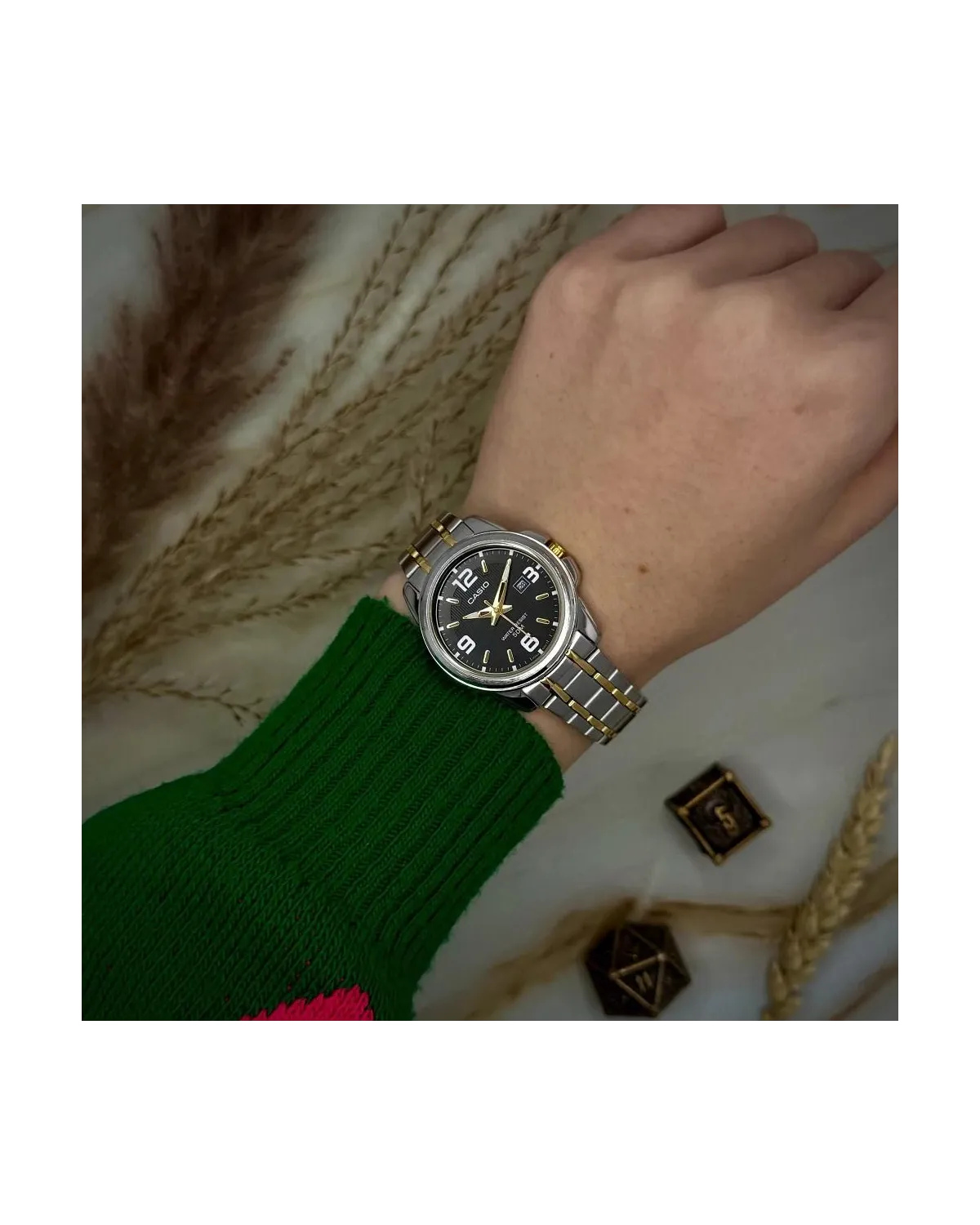 ZEGAREK DAMSKI CASIO LTP-1314SG-1A (zd574d) + BOX