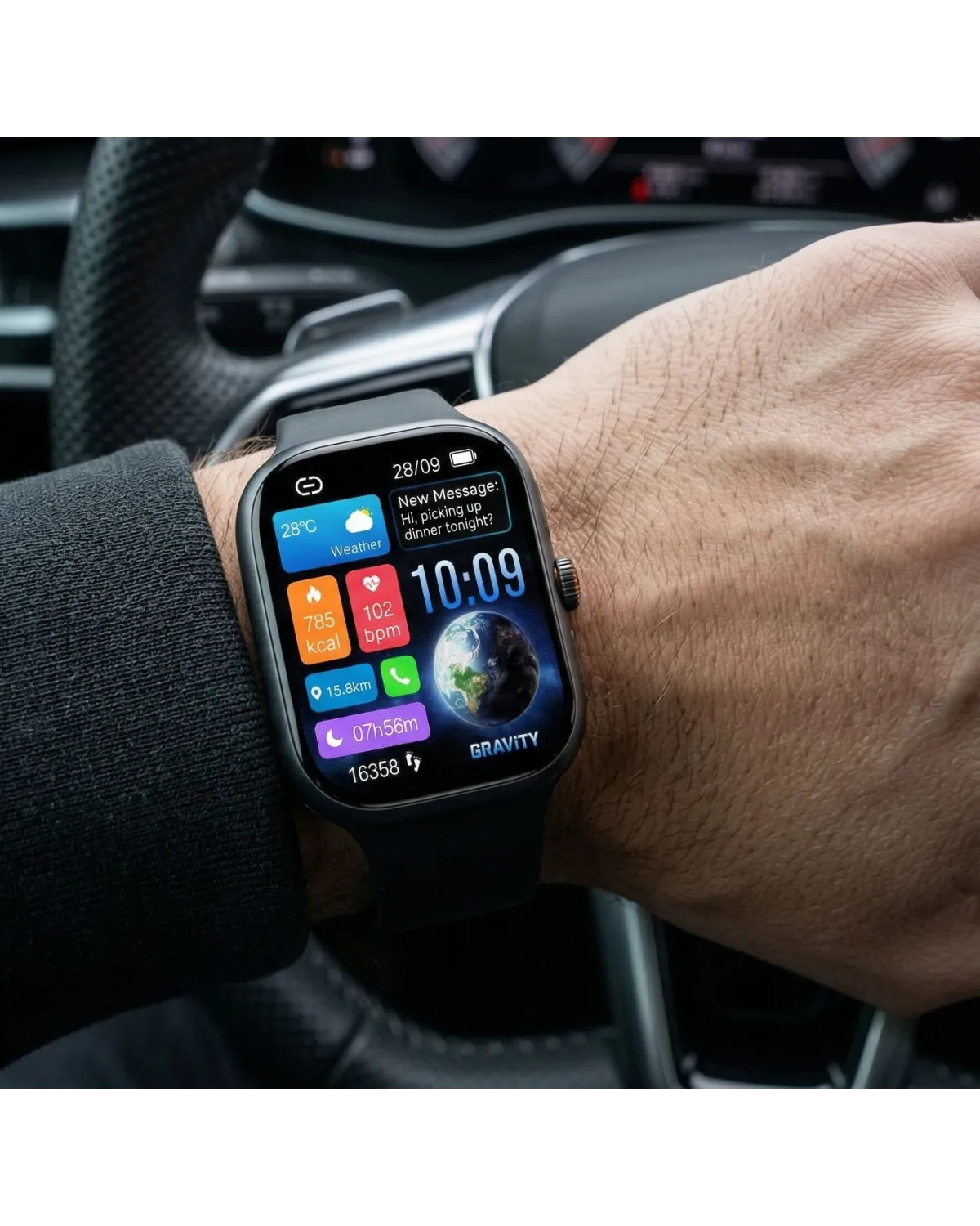 SMARTWATCH MĘSKI GRAVITY GT29-1 - ROZMOWY BLUETOOTH, DODATKOWY PASEK (sg057a) SMARTWATCH MĘSKI GRAVITY GT29-1 - ROZMOWY BLUETOOTH, DODATKOWY PASEK (sg057a)
