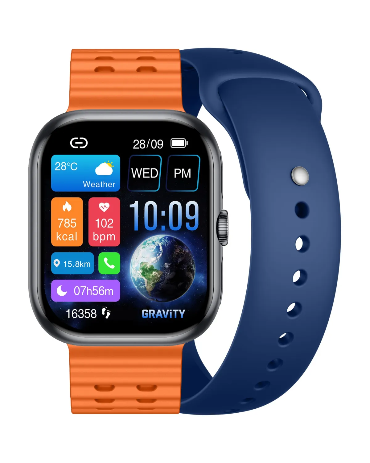 SMARTWATCH MĘSKI GRAVITY GT29-2 - ROZMOWY BLUETOOTH, DODATKOWY PASEK (sg057b) SMARTWATCH MĘSKI GRAVITY GT29-2 - ROZMOWY BLUETOOTH, DODATKOWY PASEK (sg057b)