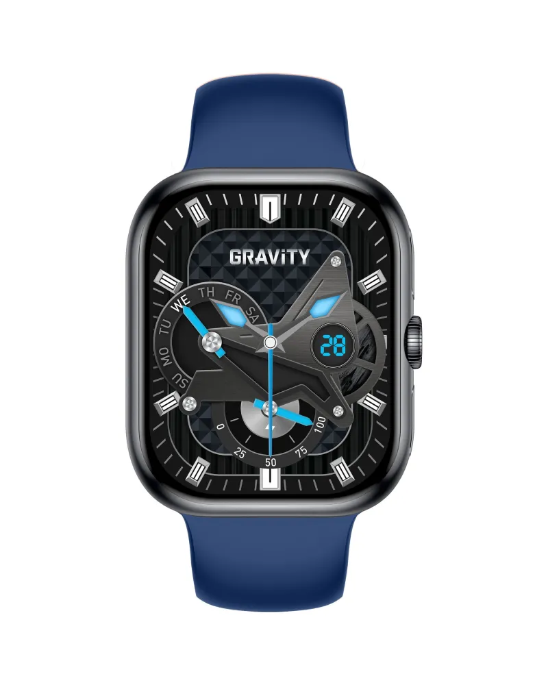 SMARTWATCH MĘSKI GRAVITY GT29-2 - ROZMOWY BLUETOOTH, DODATKOWY PASEK (sg057b) SMARTWATCH MĘSKI GRAVITY GT29-2 - ROZMOWY BLUETOOTH, DODATKOWY PASEK (sg057b)