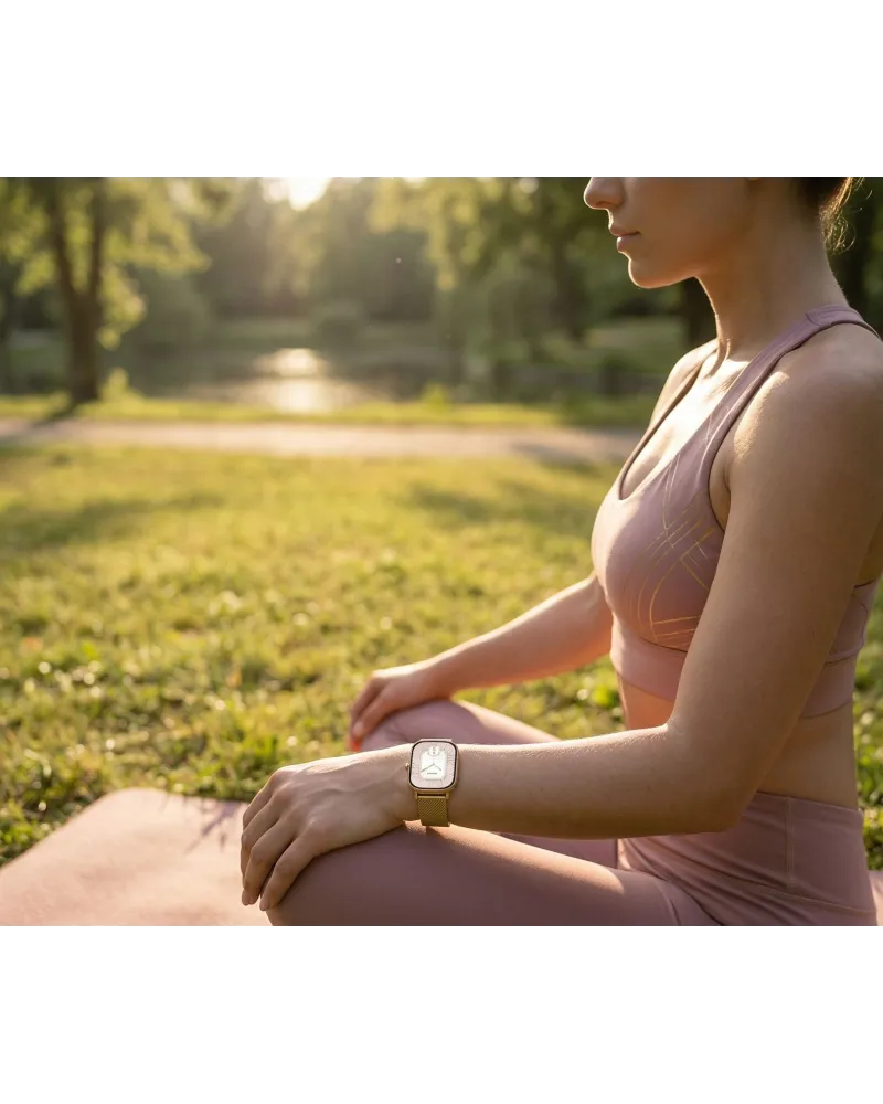 SMARTWATCH DAMSKI GRAVITY GT30-1 - ROZMOWY BLUETOOTH, DODATKOWY PASEK (sg058a)