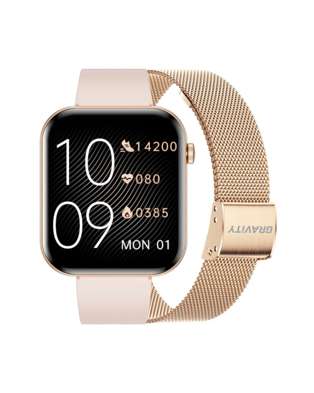 SMARTWATCH DAMSKI GRAVITY GT45-2- DODATKOWA BRANSOLETA (sg059b)