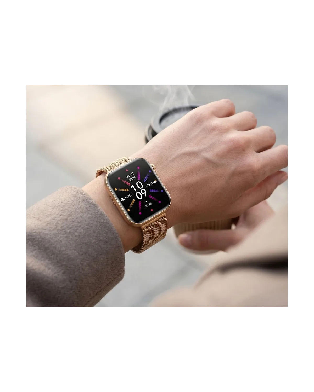 SMARTWATCH DAMSKI GRAVITY GT45-2- DODATKOWA BRANSOLETA (sg059b)