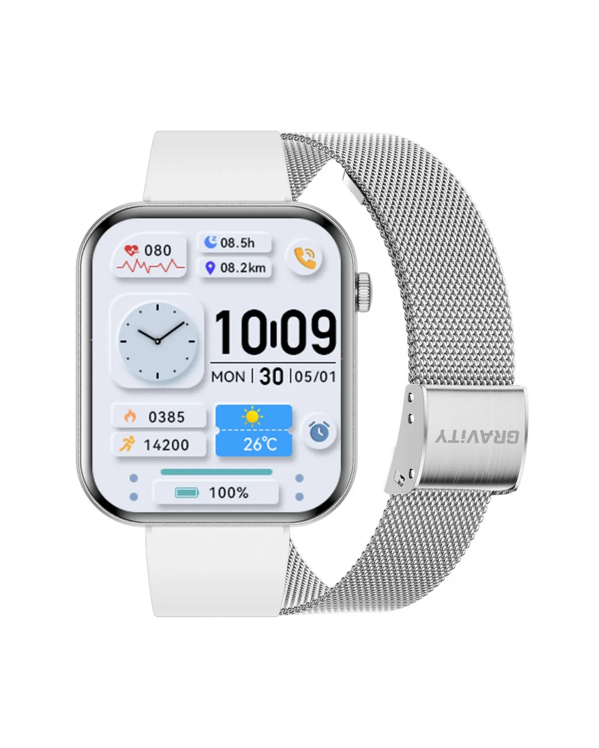 SMARTWATCH DAMSKI GRAVITY GT45-4- DODATKOWA BRANSOLETA (sg059d) SMARTWATCH DAMSKI GRAVITY GT45-4- DODATKOWA BRANSOLETA (sg059d)