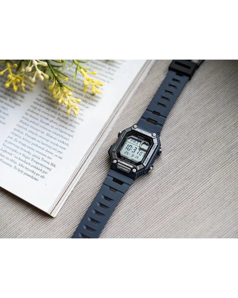 ZEGAREK MĘSKI CASIO Digital Moonphase WS-B1000-2AVDF + BOX
