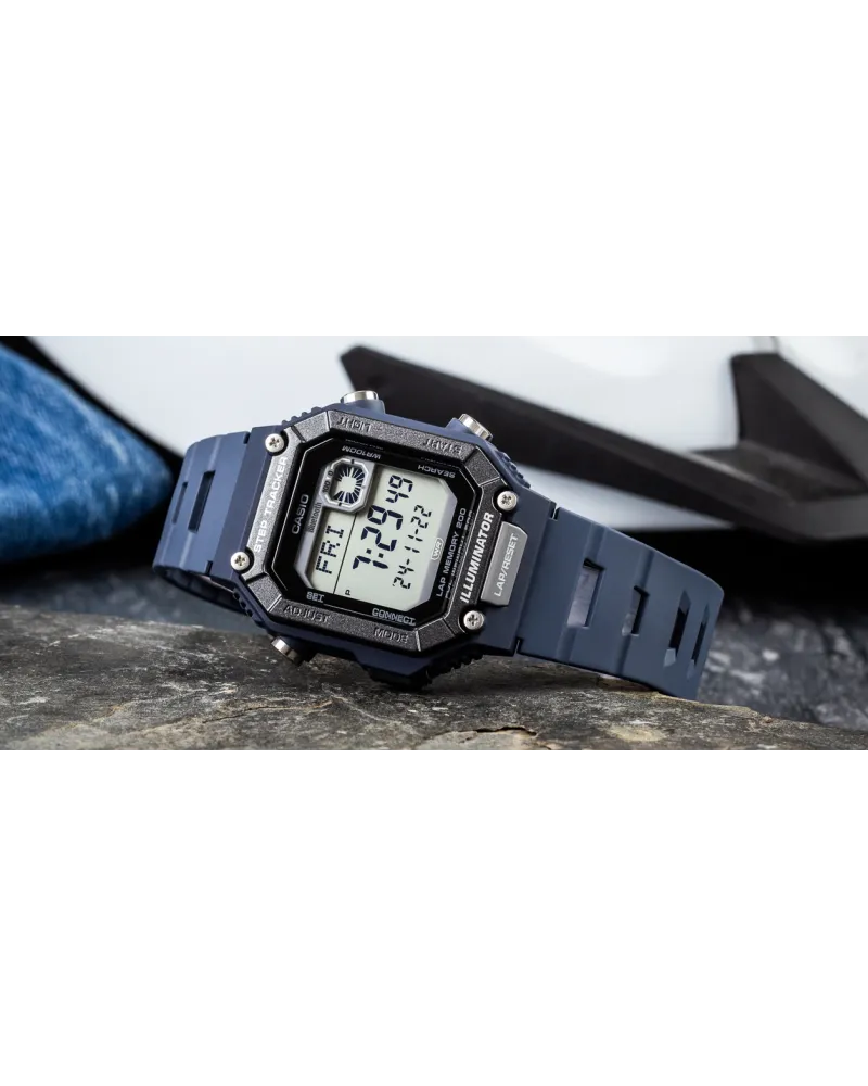 ZEGAREK MĘSKI CASIO Digital Moonphase WS-B1000-2AVDF + BOX