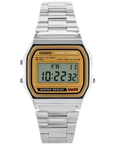 ZEGAREK MĘSKI CASIO A158WEA-9 (zd093b) - KLASYKA + BOX