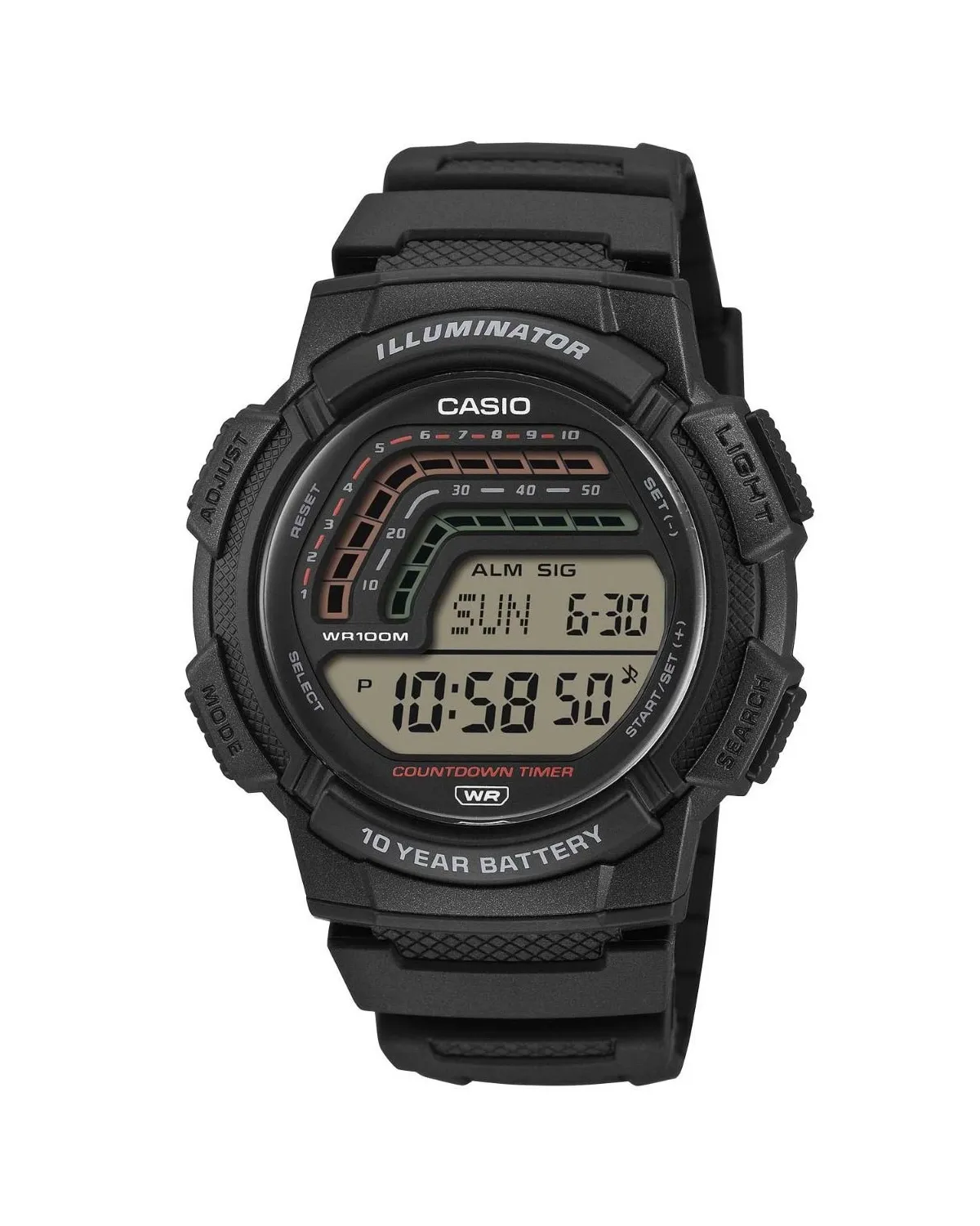 ZEGAREK MĘSKI CASIO WS-1800-1AVDF + BOX ZEGAREK MĘSKI CASIO WS-1800-1AVDF + BOX