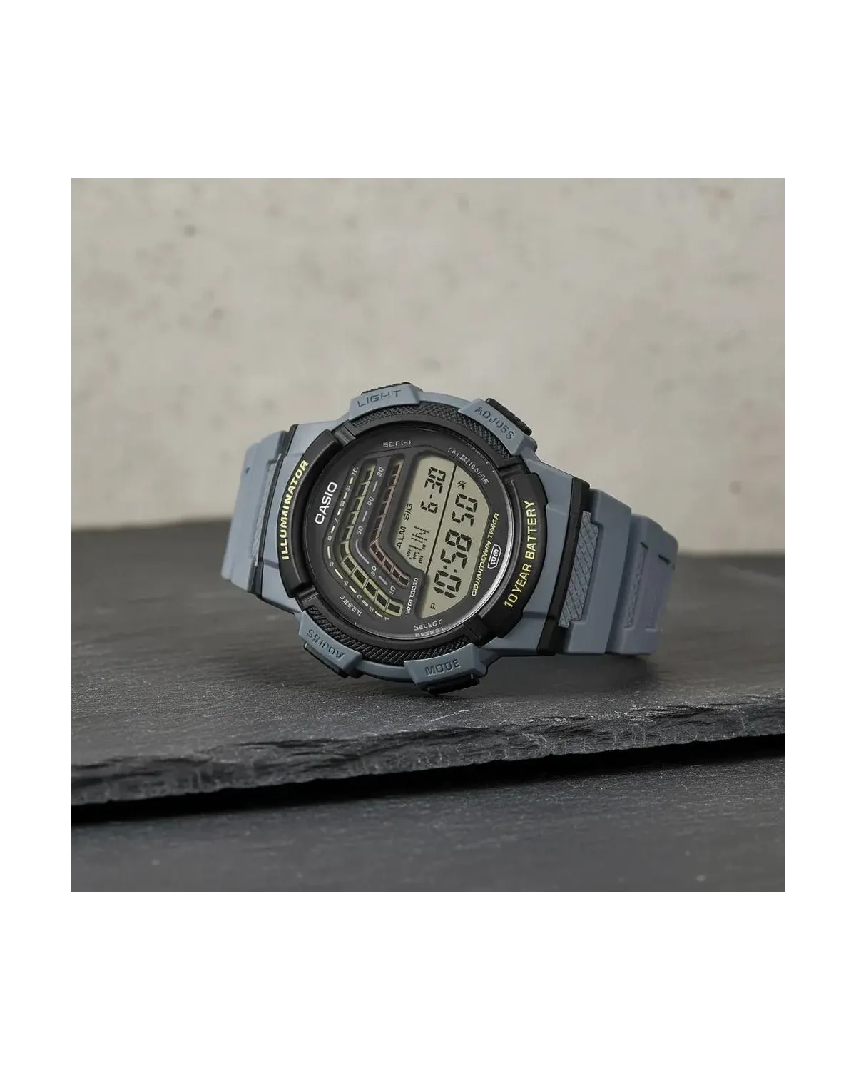 ZEGAREK MĘSKI CASIO WS-1800-2AVDF + BOX ZEGAREK MĘSKI CASIO WS-1800-2AVDF + BOX