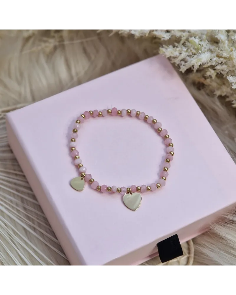 Bransoletka na rękę stal chirurgiczna pozłacana 14k złotem BST1413 Bransoletka na rękę stal chirurgiczna pozłacana 14k złotem BST1413