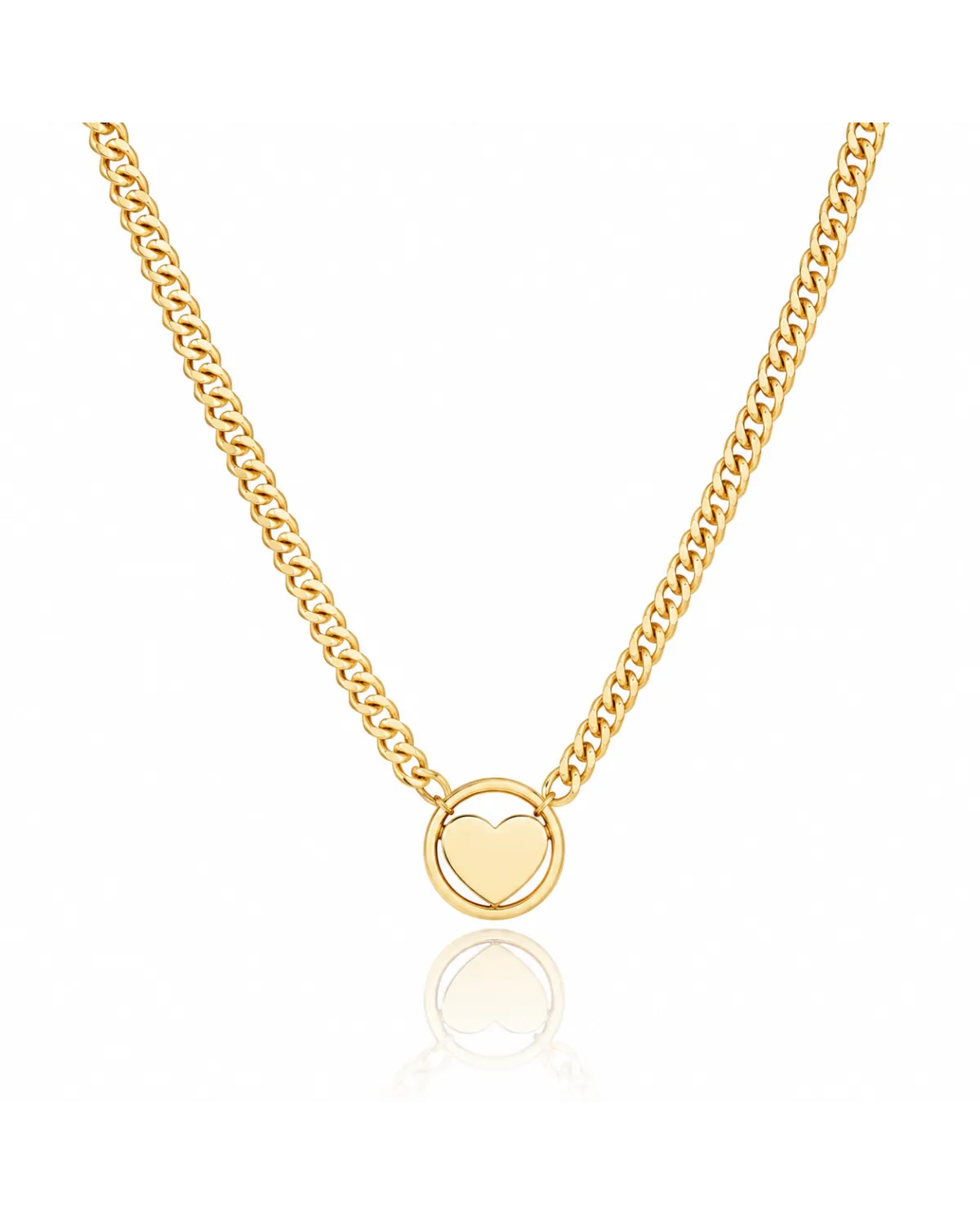 Naszyjnik stal chirurgiczna pozłacana 14k gold NST1351 Naszyjnik stal chirurgiczna pozłacana 14k gold NST1351