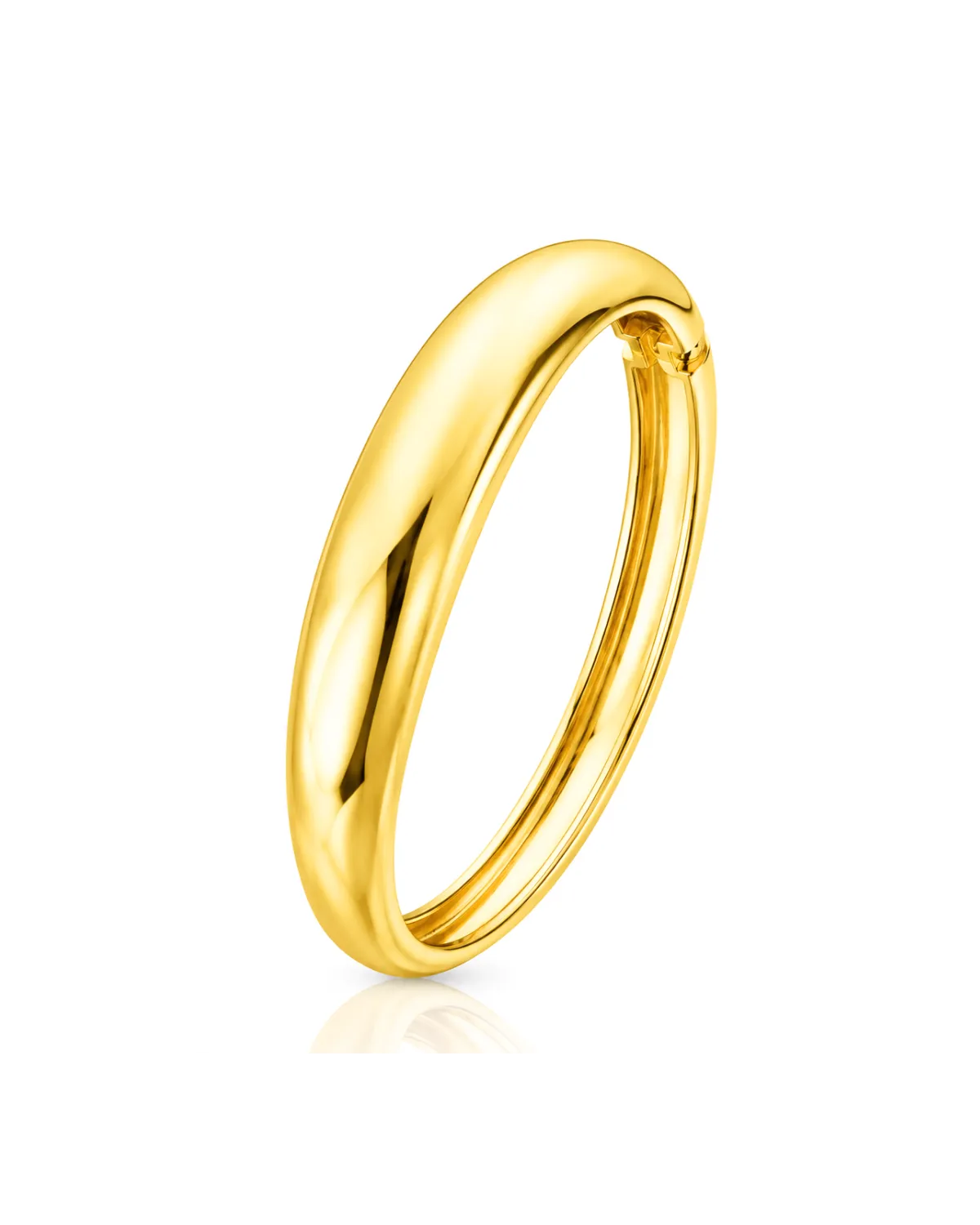Bransoletka na rękę stal chirurgiczna pozłacana 14k złotem, obręcz BST1730 Bransoletka na rękę stal chirurgiczna pozłacana 14k złotem, obręcz BST1730