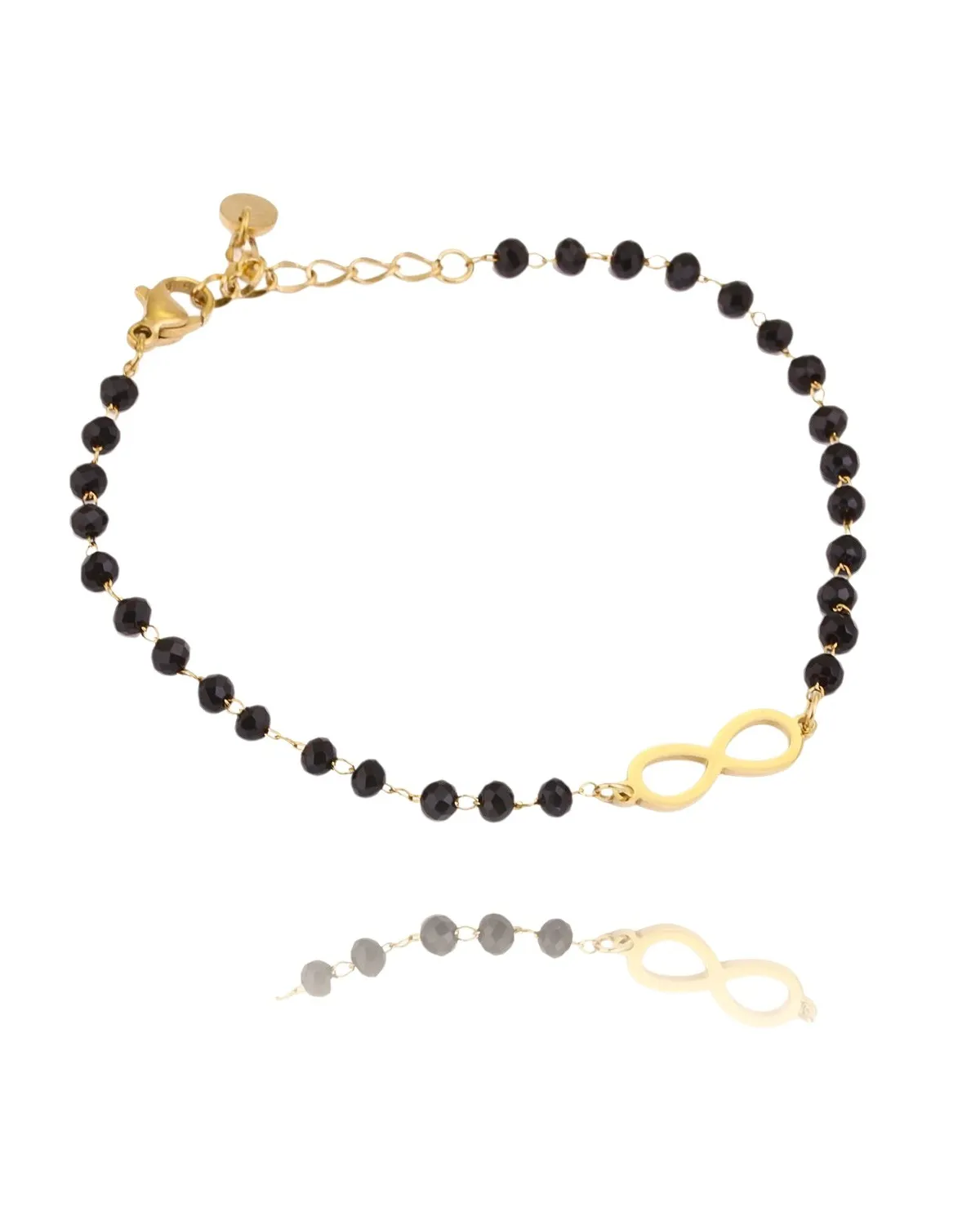 Bransoletka stal chirurgiczna pozłacana złotem 14k gold BST1226 Bransoletka stal chirurgiczna pozłacana złotem 14k gold BST1226
