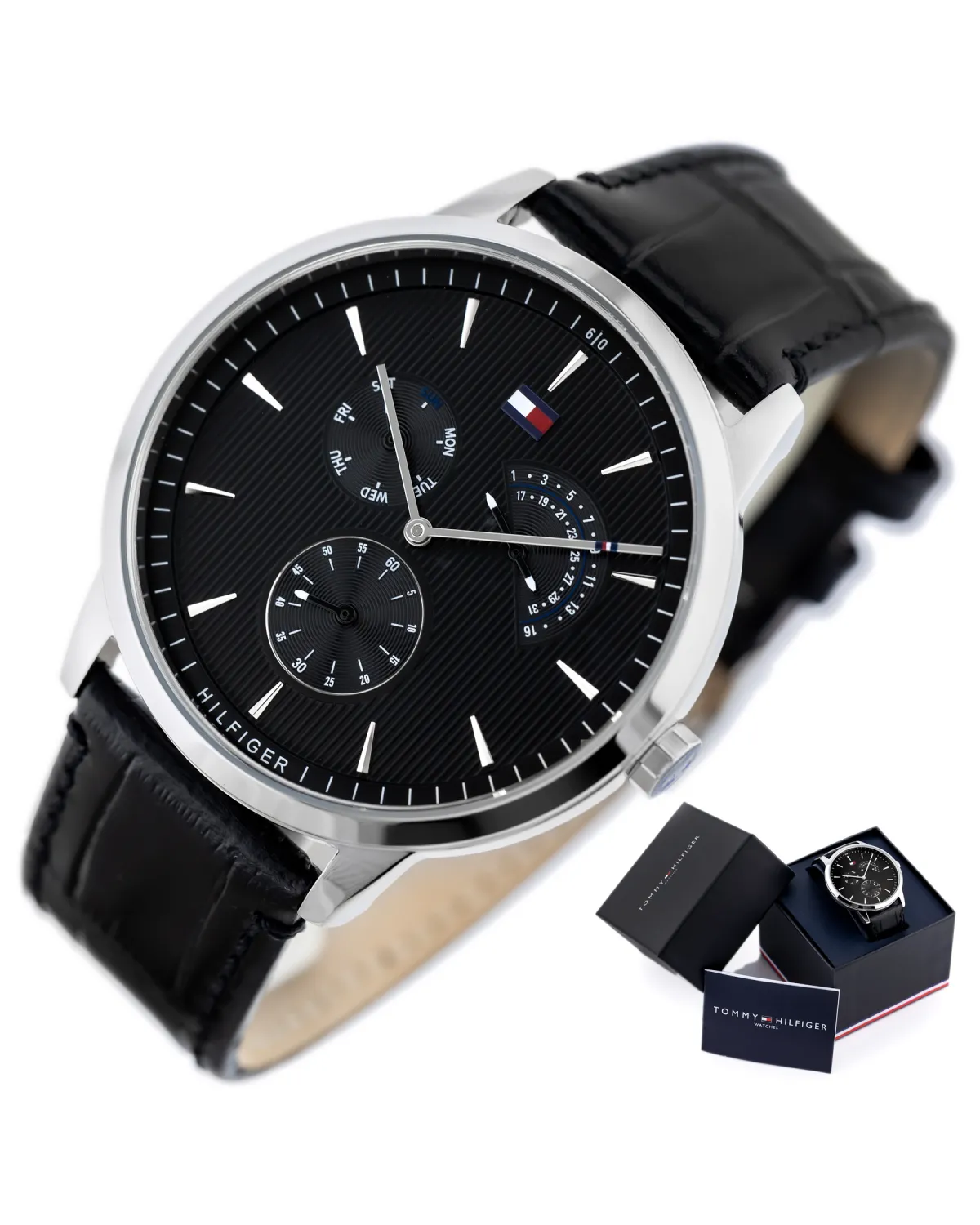 ZEGAREK MĘSKI TOMMY HILFIGER 1710391 BRAD (zf076b) + BOX ZEGAREK MĘSKI TOMMY HILFIGER 1710391 BRAD (zf076b) + BOX