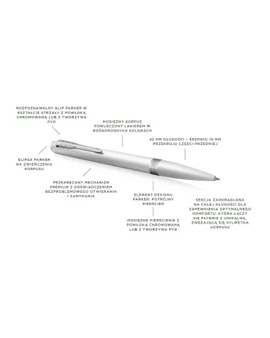 Długopis Parker Meridian Chrome CT (2231391)