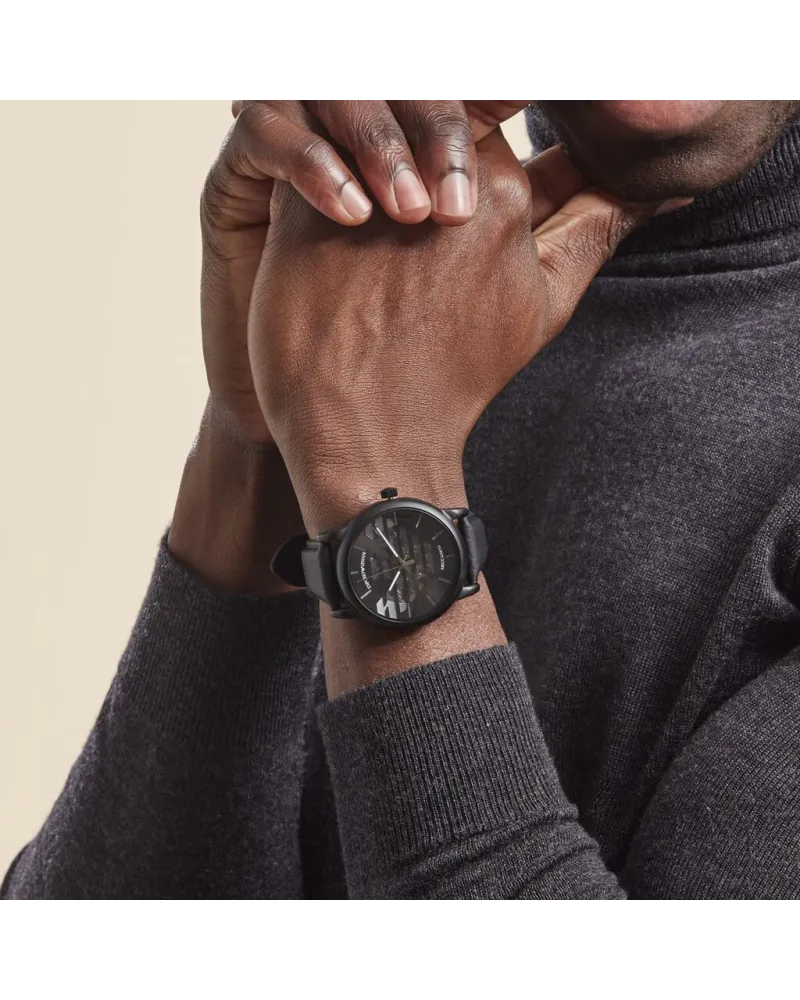 ZEGAREK MĘSKI EMPORIO ARMANI LUIGI AUTOMATIC AR60032 + BOX (zi062a)