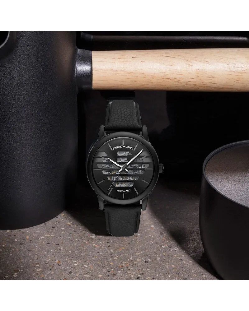 ZEGAREK MĘSKI EMPORIO ARMANI LUIGI AUTOMATIC AR60032 + BOX (zi062a)