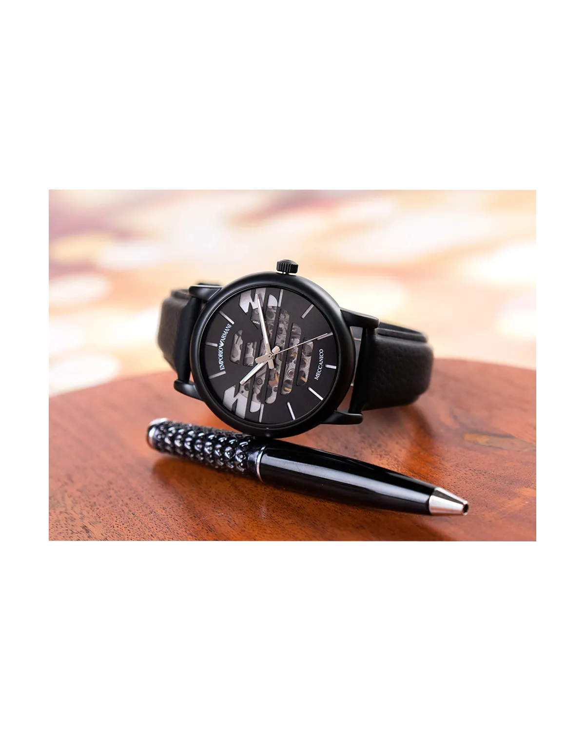 ZEGAREK MĘSKI EMPORIO ARMANI LUIGI AUTOMATIC AR60032 + BOX (zi062a)