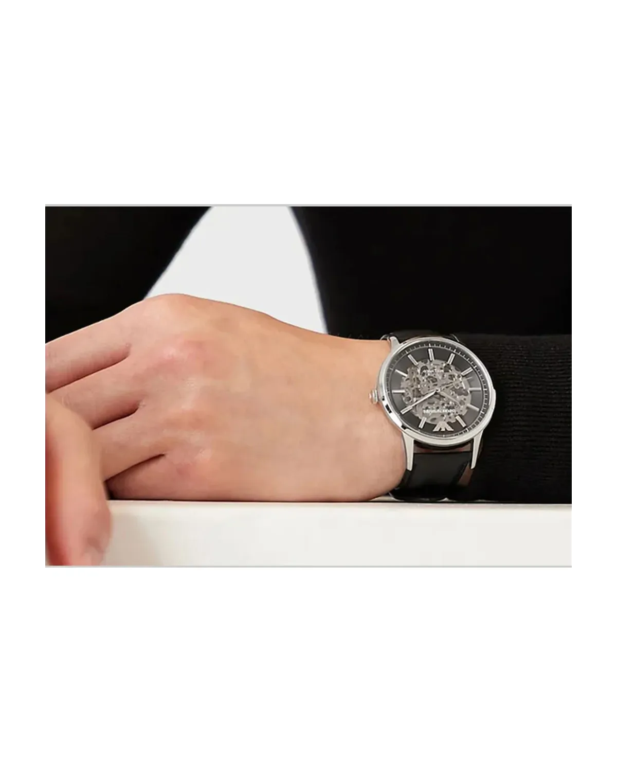 Zegarek męski EMPORIO ARMANI SKELETON AUTOMATIC AR60038 (zi055a) Zegarek męski EMPORIO ARMANI SKELETON AUTOMATIC AR60038 (zi055a)