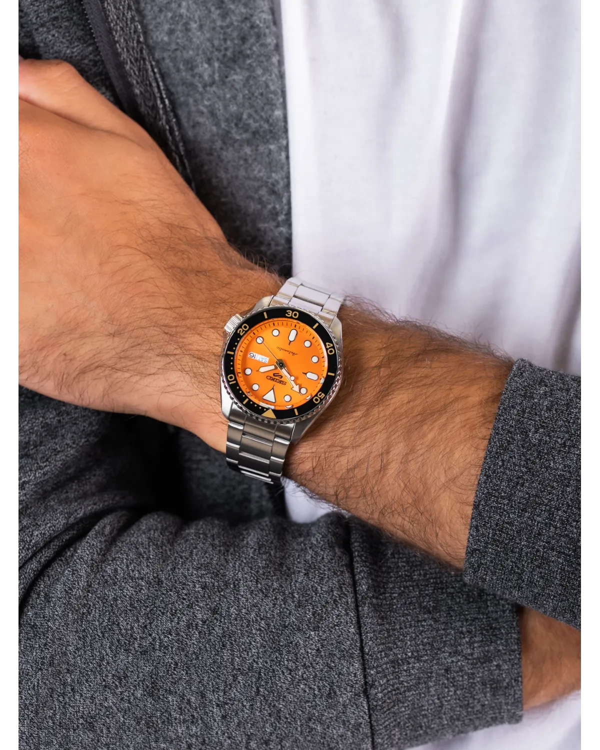 ZEGAREK MĘSKI SEIKO 5 Sports SRPK35K1 AUTOMAT + BOX