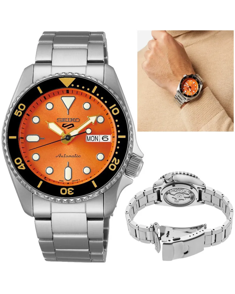 ZEGAREK MĘSKI SEIKO 5 Sports SRPK35K1 AUTOMAT + BOX