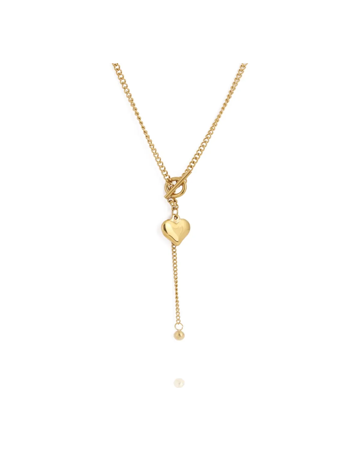 Naszyjnik stal chirurgiczna pozłacana 14k gold NST1385 Naszyjnik stal chirurgiczna pozłacana 14k gold NST1385
