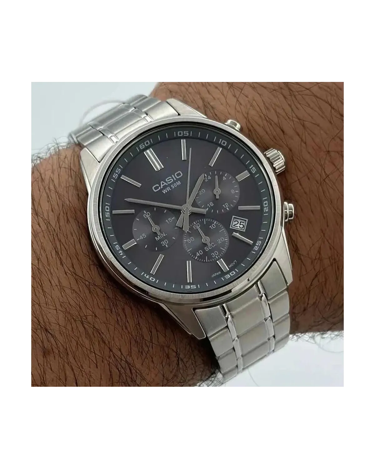 ZEGAREK MĘSKI CASIO MTP-E515D-8AV (zd265c) + BOX ZEGAREK MĘSKI CASIO MTP-E515D-8AV (zd265c) + BOX
