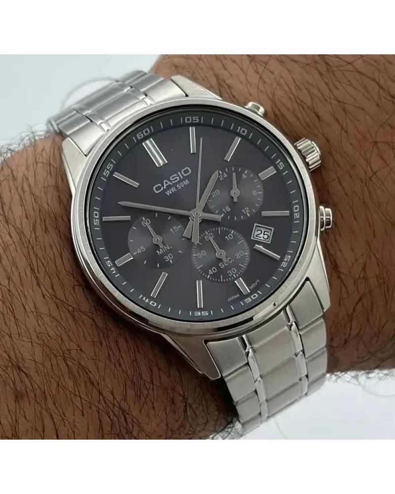 ZEGAREK MĘSKI CASIO MTP-E515D-8AV (zd265c) + BOX ZEGAREK MĘSKI CASIO MTP-E515D-8AV (zd265c) + BOX