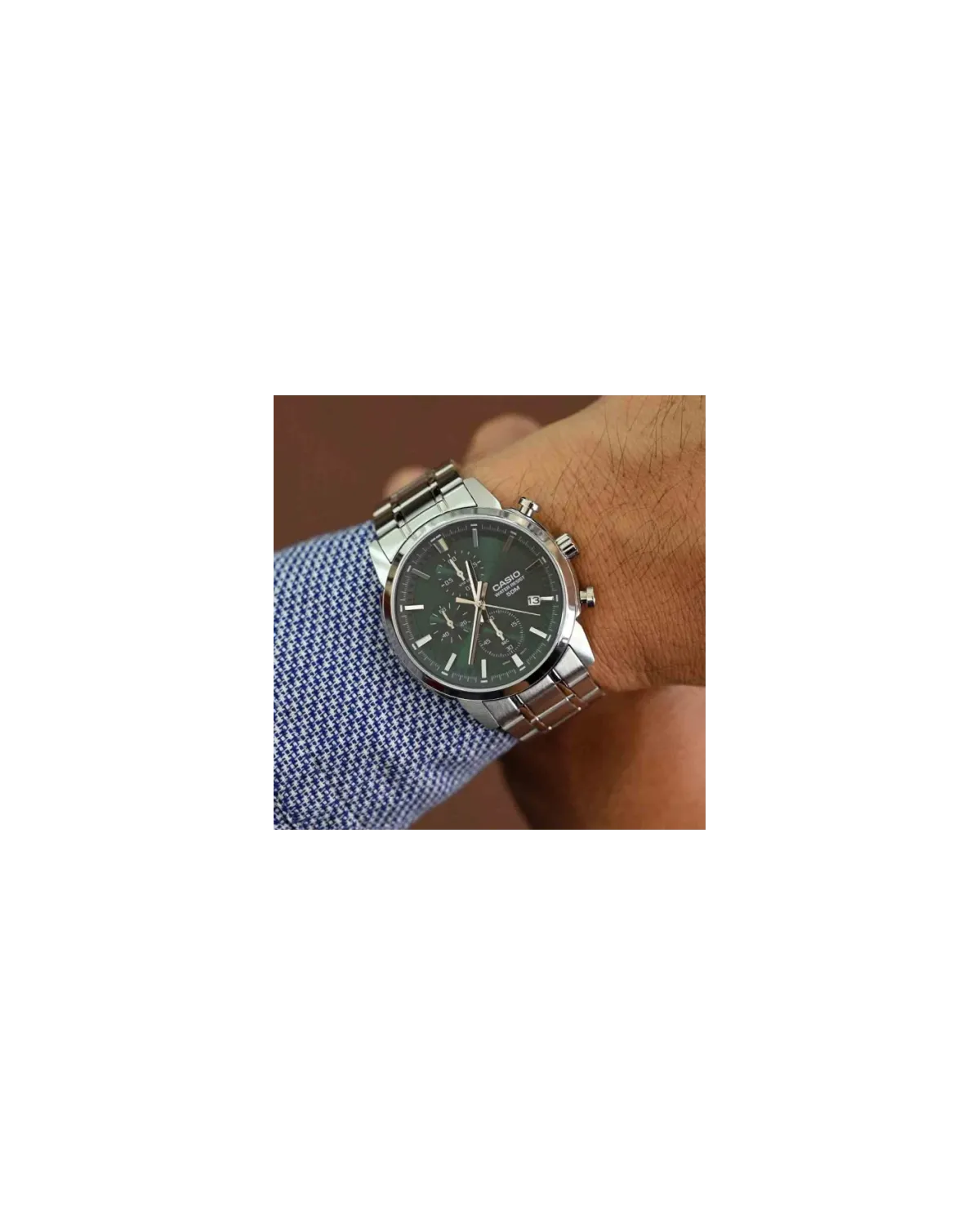 Zegarek Męski Casio MTP-E510D-3A + BOX Zegarek Męski Casio MTP-E510D-3A + BOX