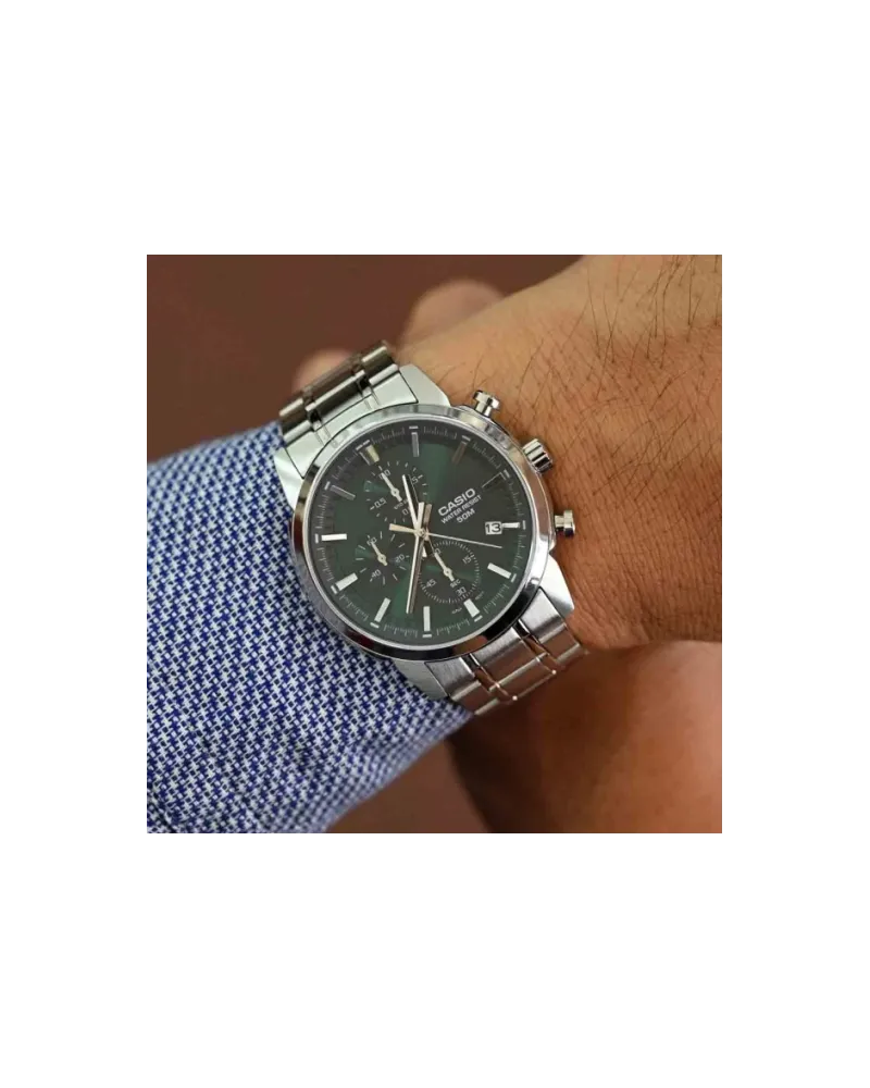 Zegarek Męski Casio MTP-E510D-3A + BOX Zegarek Męski Casio MTP-E510D-3A + BOX