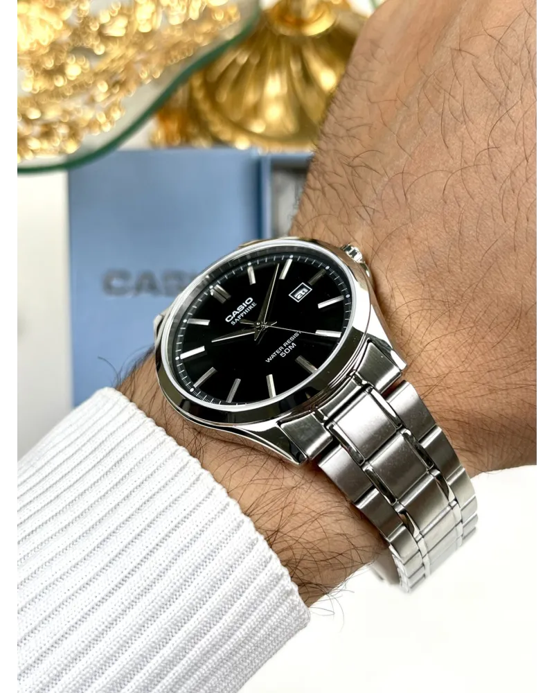Zegarek Męski Casio MTS-115D-1A + BOX (zd292e) SZAFIR Zegarek Męski Casio MTS-115D-1A + BOX (zd292e) SZAFIR