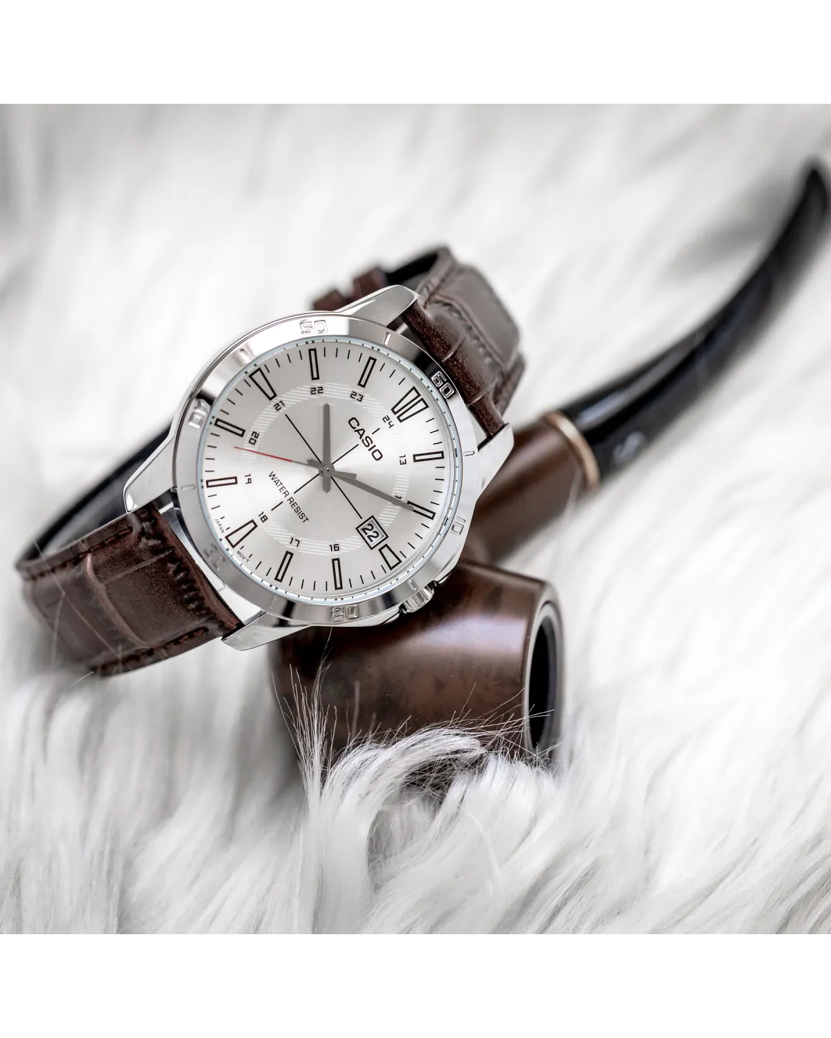 Zegarek Męski Casio MTP-V004L-7CUDF (zd251d) + BOX Zegarek Męski Casio MTP-V004L-7CUDF (zd251d) + BOX