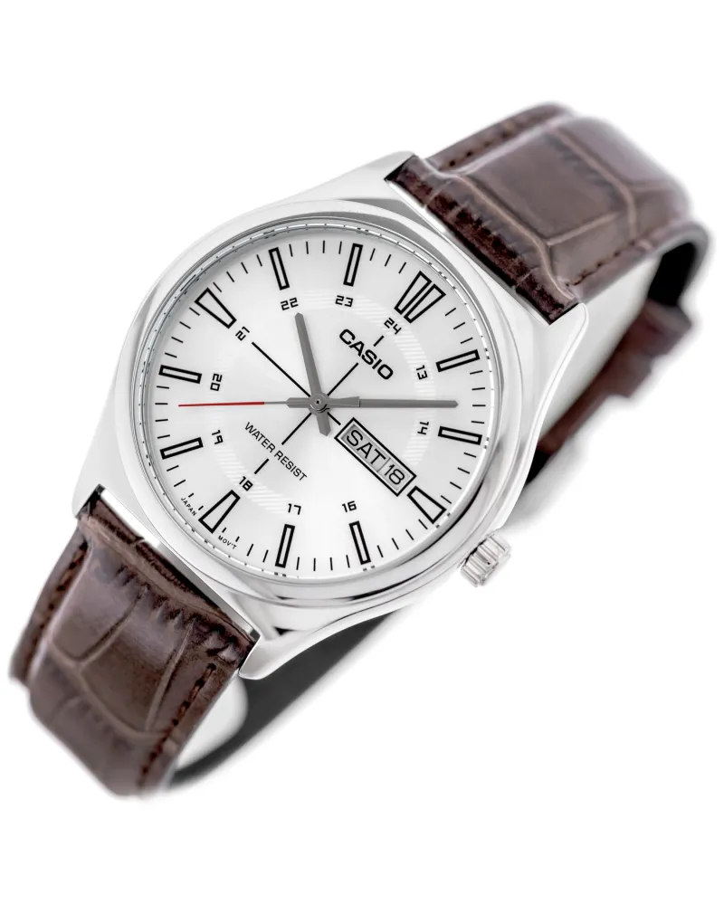 Zegarek Męski Casio MTP-V006L-7CUDF (zd210m) + BOX Zegarek Męski Casio MTP-V006L-7CUDF (zd210m) + BOX