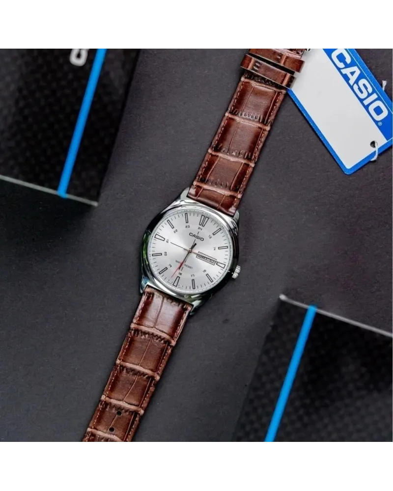 Zegarek Męski Casio MTP-V006L-7CUDF (zd210m) + BOX Zegarek Męski Casio MTP-V006L-7CUDF (zd210m) + BOX