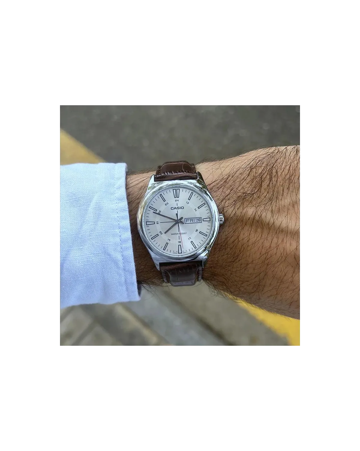 Zegarek Męski Casio MTP-V006L-7CUDF (zd210m) + BOX Zegarek Męski Casio MTP-V006L-7CUDF (zd210m) + BOX