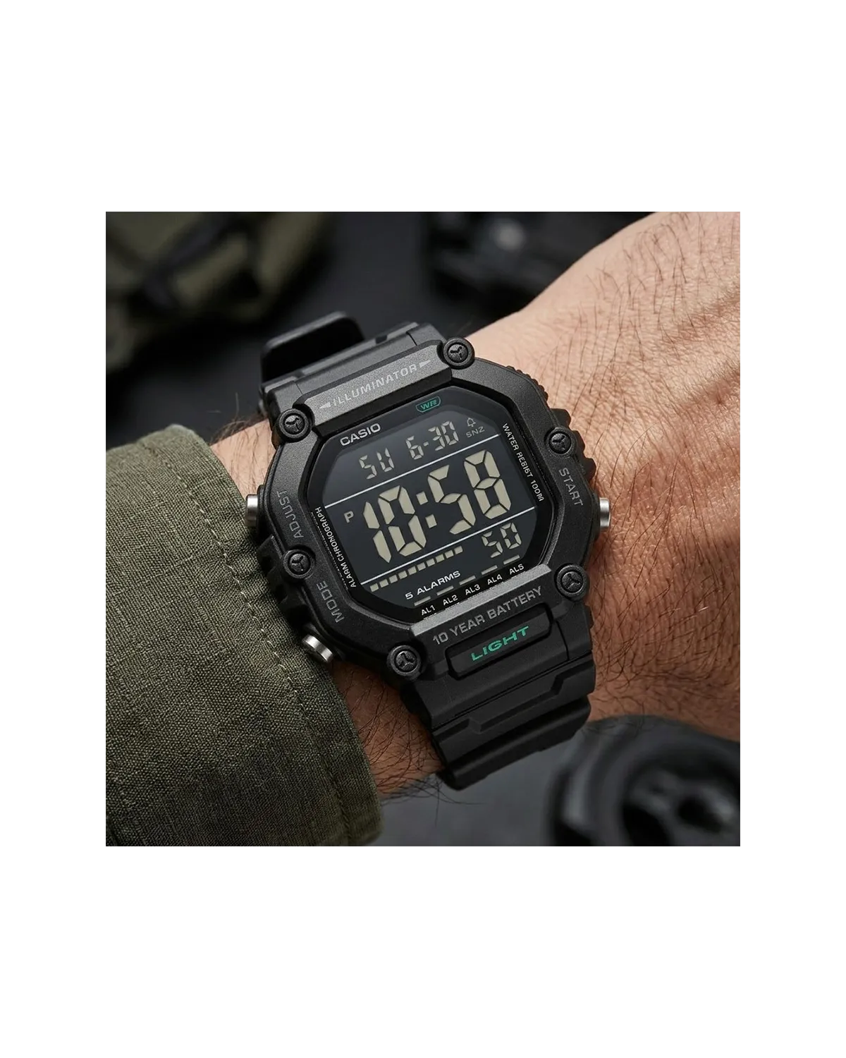 ZEGAREK MĘSKI CASIO AE-1600HX-1B + BOX (zd300d)