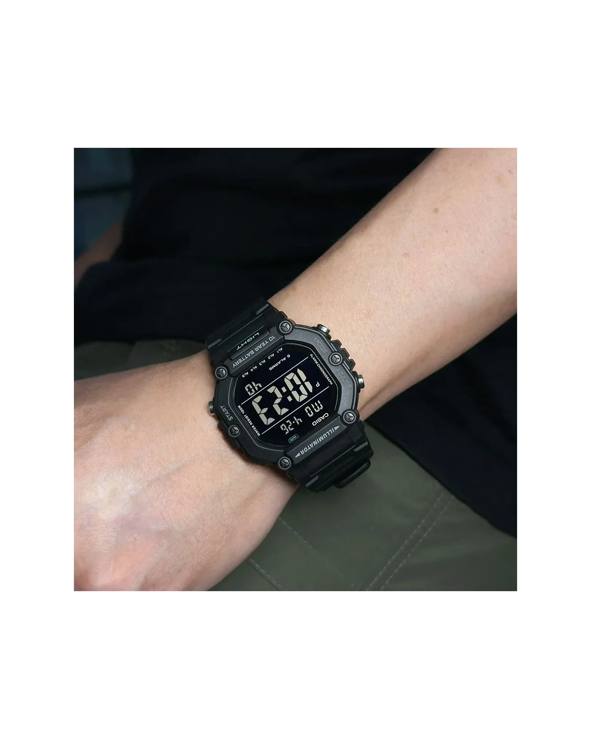 ZEGAREK MĘSKI CASIO AE-1600HX-1B + BOX (zd300d)