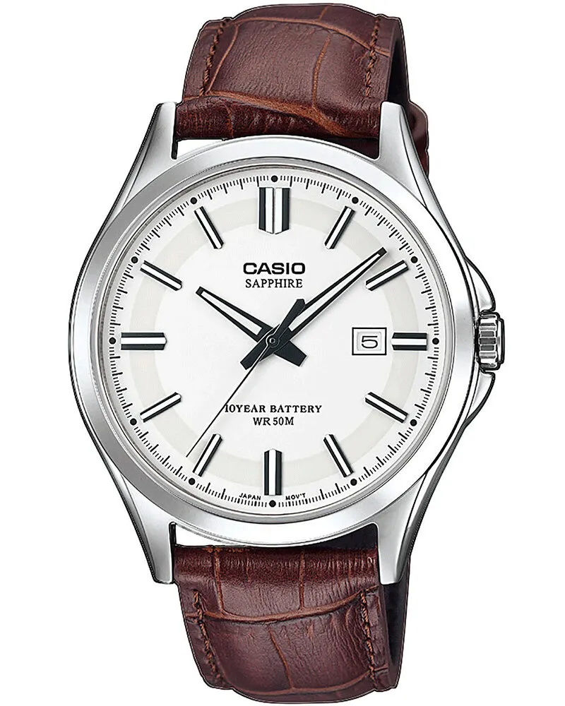 Zegarek Męski Casio MTS-100L-7A+ BOX (zd237b) SZAFIR Zegarek Męski Casio MTS-100L-7A+ BOX (zd237b) SZAFIR