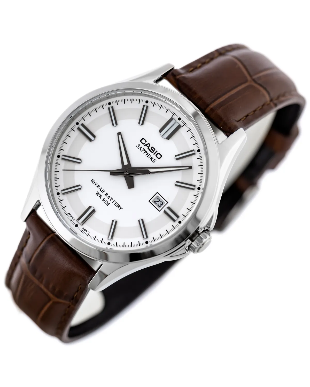 Zegarek Męski Casio MTS-100L-7A+ BOX (zd237b) SZAFIR Zegarek Męski Casio MTS-100L-7A+ BOX (zd237b) SZAFIR
