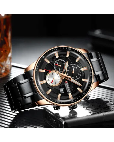 ZEGAREK MĘSKI CURREN 8362 (zc017d) - CHRONOGRAF + BOX ZEGAREK MĘSKI CURREN 8362 (zc017d) - CHRONOGRAF + BOX