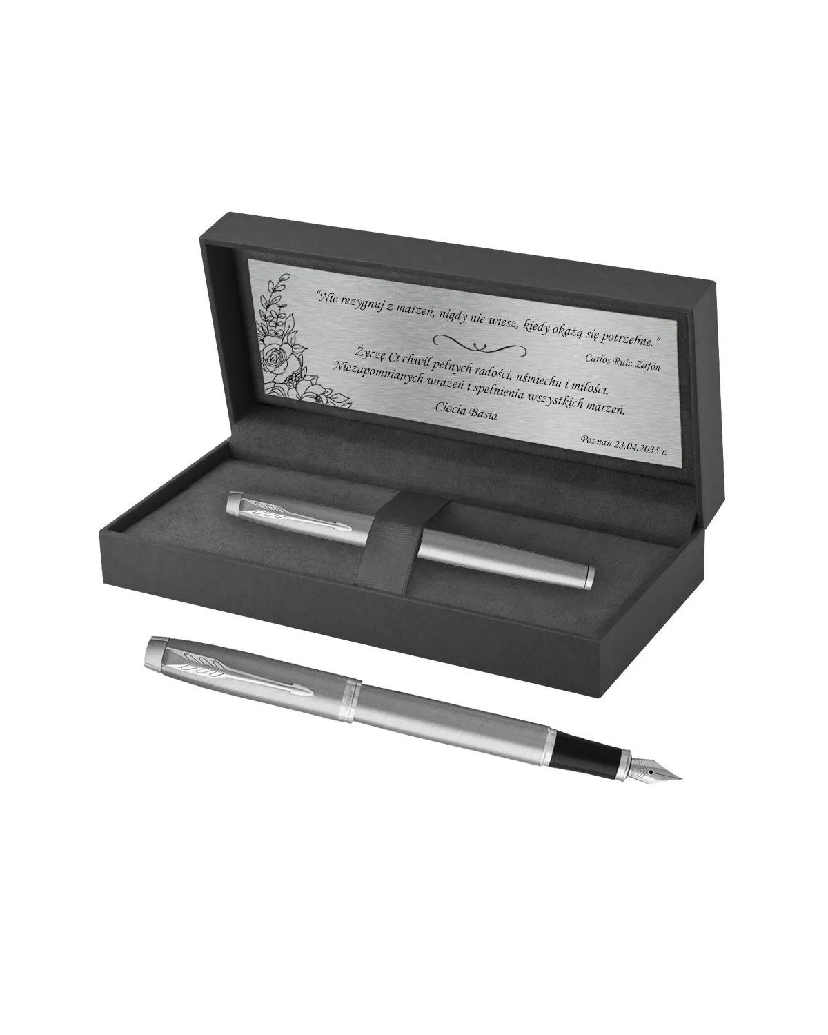 Zestaw Parker z grawerem (ZP0002)