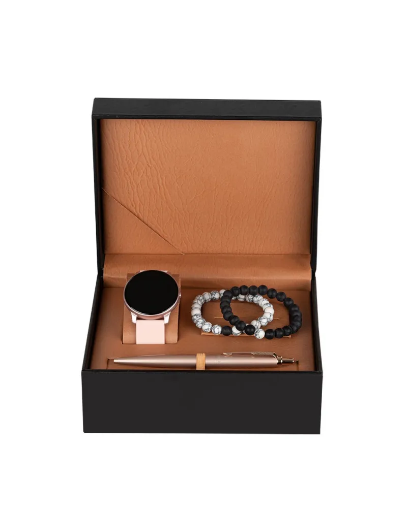 Zestaw Długopis Parker Jotter + Smartwatch + Bransoletka (ZG007)