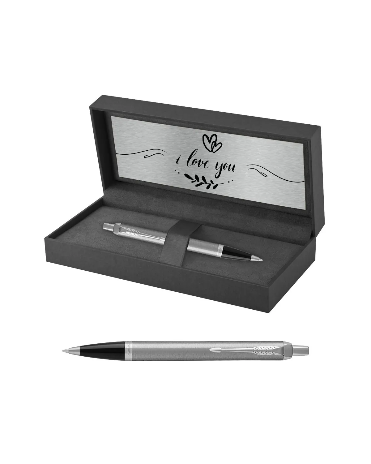 Długopis Parker IM Stainless Steel CT w Pudełku z Grawerem (2143631/8)