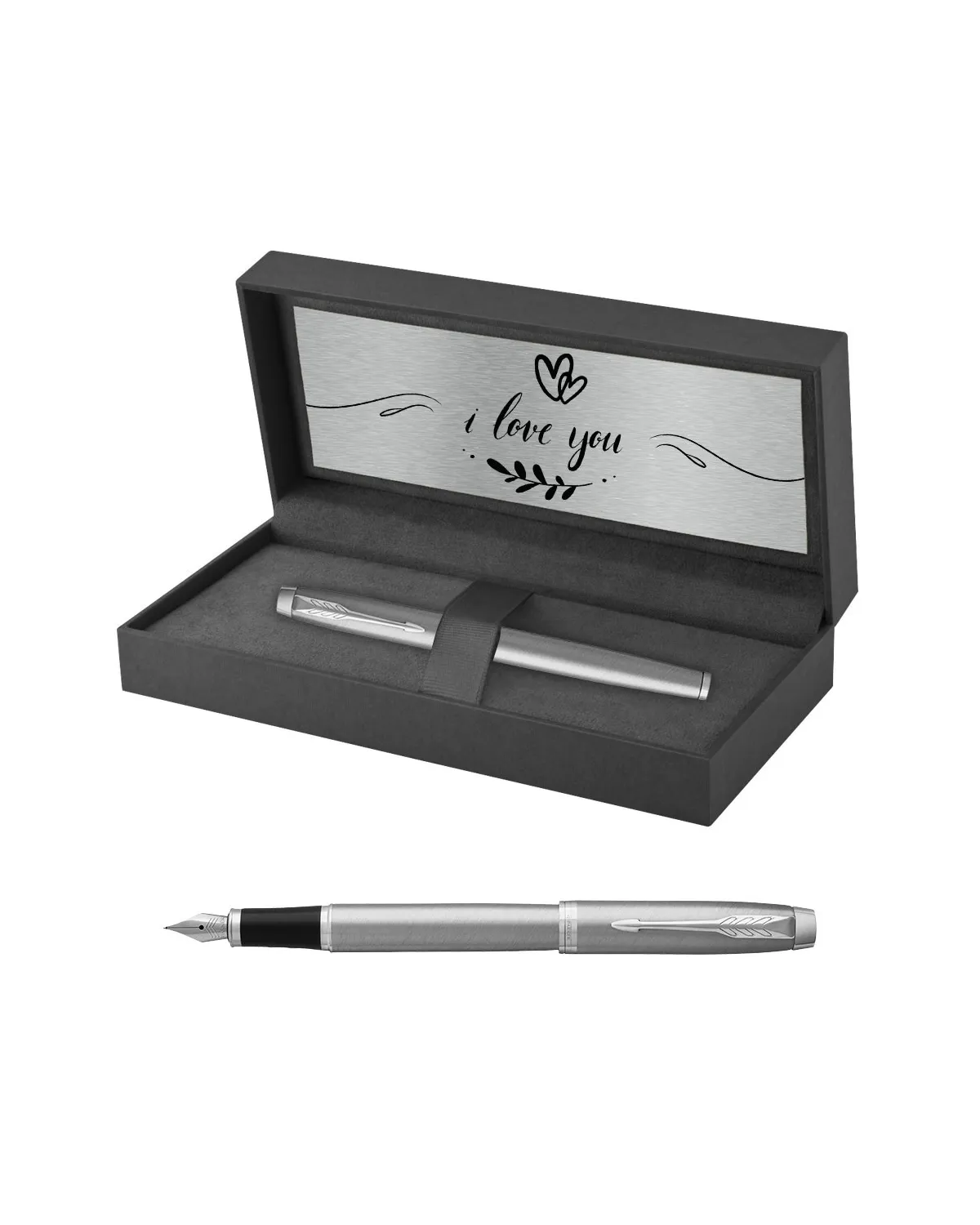 Pióro wieczne Parker IM Stainless Steel CT w Pudełku z Grawerem (2143635/4)