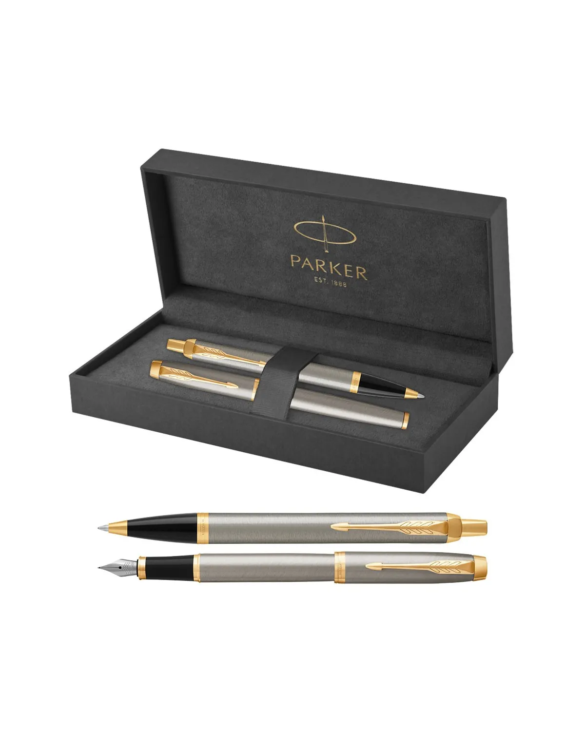 Długopis i Pióro Parker IM Brushed Metal GT (1931670/10)