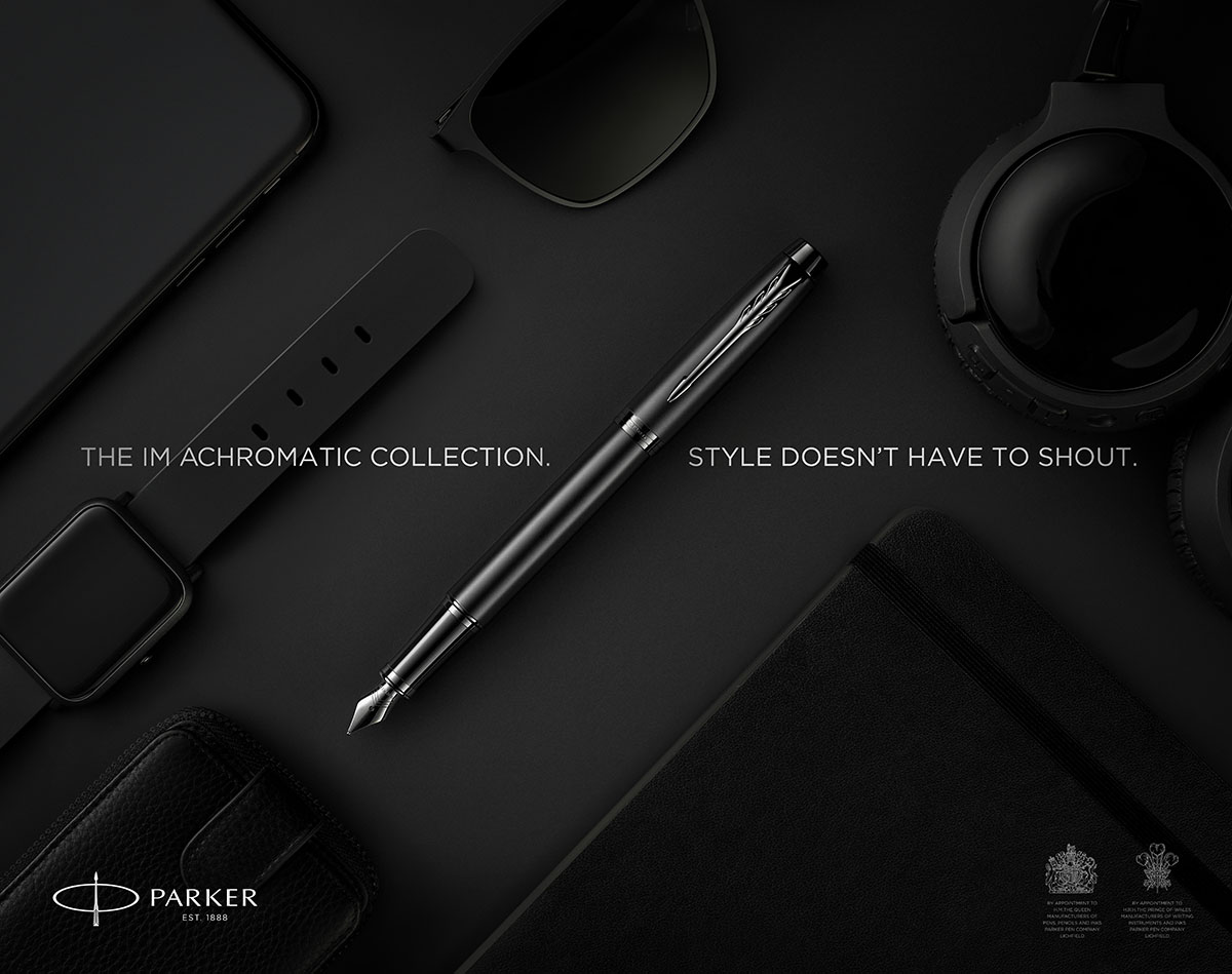 Pióro wieczne Parker IM Achromatic Black matowa czerń z wykończeniem PVD