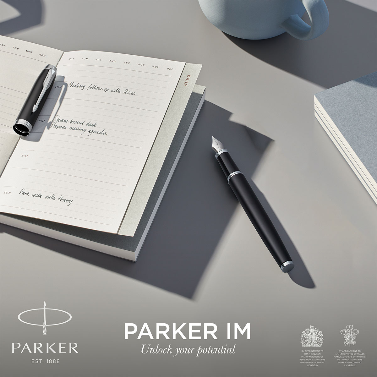 Pióro wieczne Parker IM Matte Black CT matowe czarne z chromowanymi wykończeniami