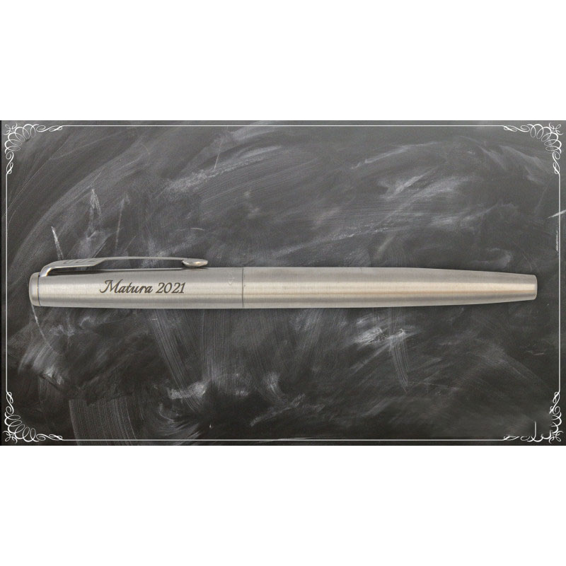 Pi&oacute;ro wieczne Parker Jotter Stainless Steel CT 2030946 z grawerem Matura 2021 &ndash; elegancki prezent dla absolwenta