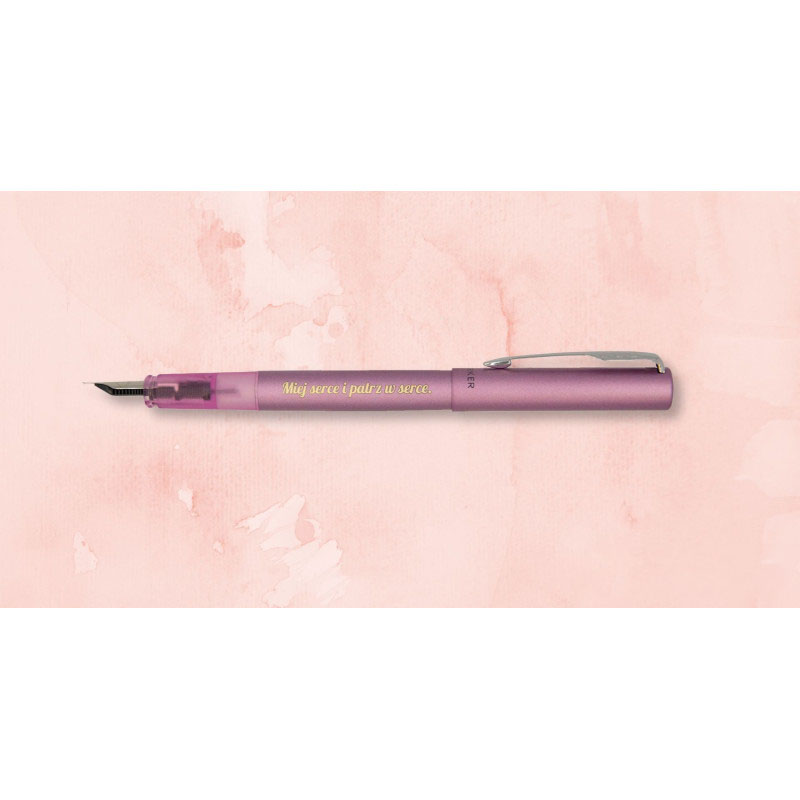 Pióro wieczne Parker Vector XL Liliowe CT 2159763 z grawerem – pastelowy fiolet, chromowane wykończenia