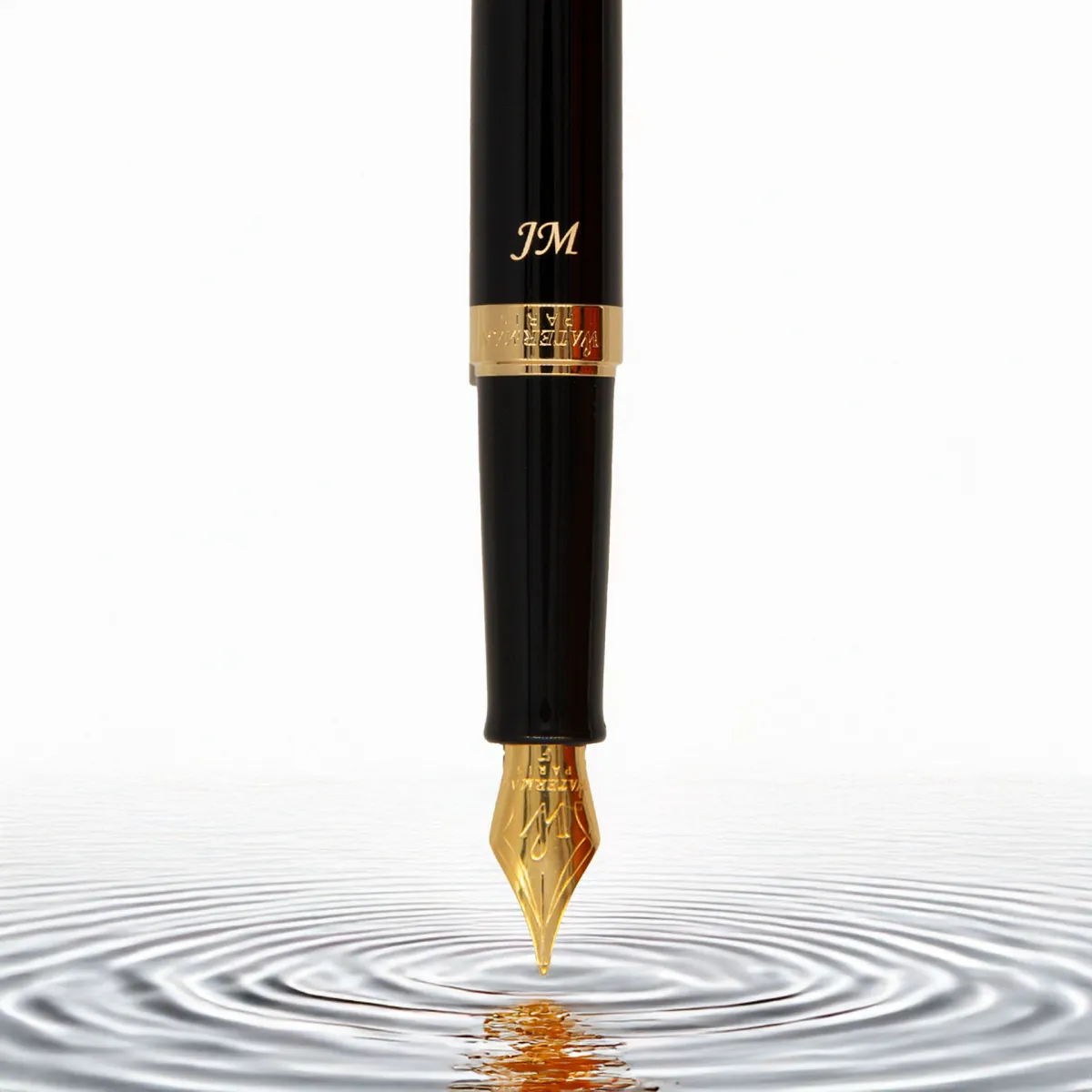 Pi&oacute;ro wieczne Waterman Hemisphere czarne GT [S0920610] &ndash; eleganckie czarne pi&oacute;ro z pozłacanymi wykończeniami i stal&oacute;wką Waterman